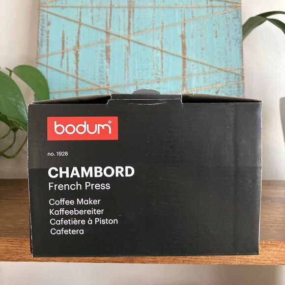 New BODUM Chambord French Press 8 Cup Coffee Maker 34 Ounces 1928-16US4 - Picture 6 of 7